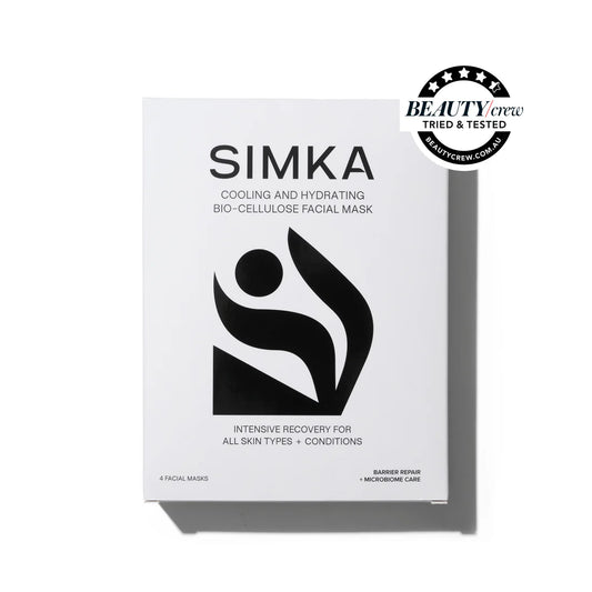 Simka Face Mask Bio-Cellulose Facial Mask (4 Pack)